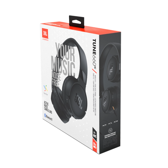 JBL Tune 660NC | Wireless, on-ear, active noise-cancelling headphones.
